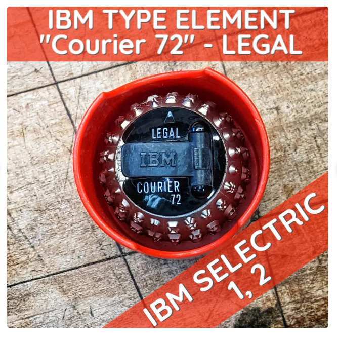 IBM　タイプライター　エレメント　5個 IBMタイプライターエレメント5個