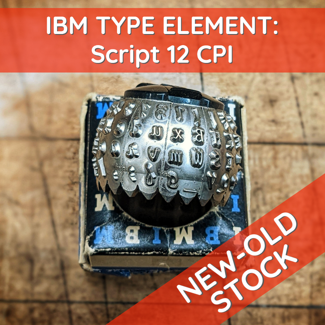 IBM 電動式タイプライター用活字 88文字対応エレメント（ゴルフボール型）｜タイプライター専門店の尾河商会