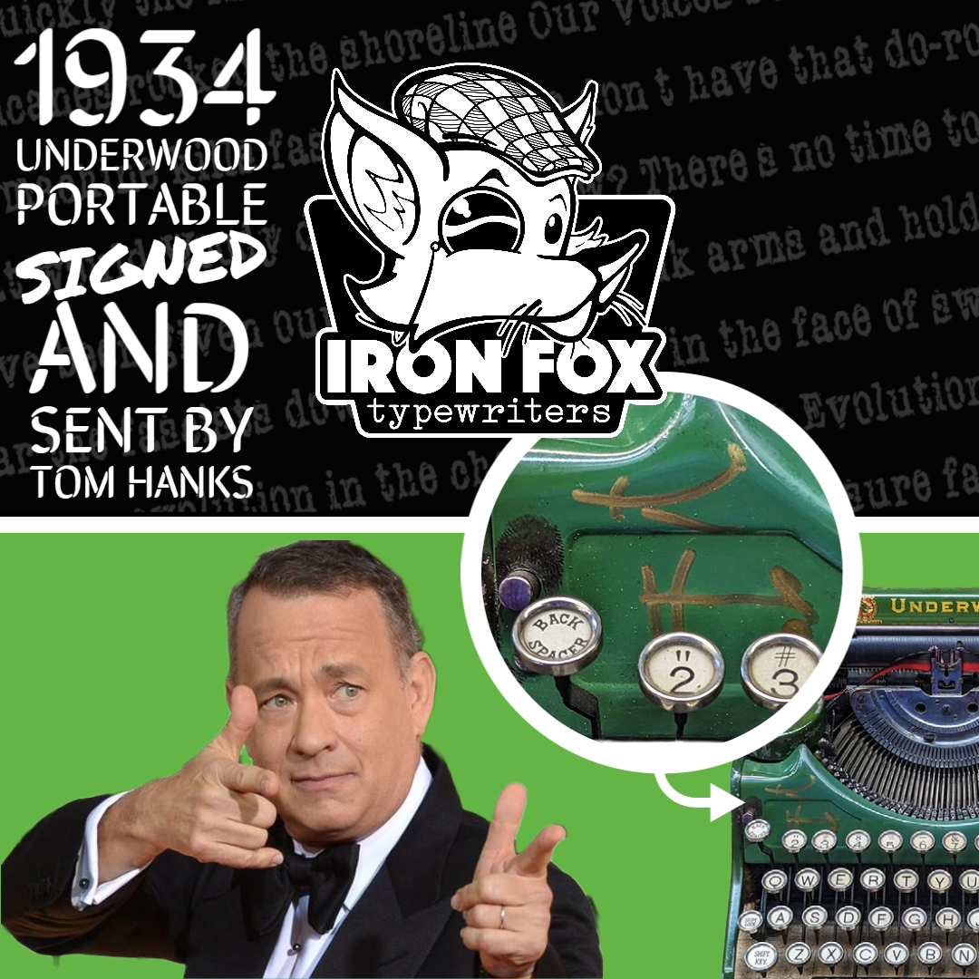 Tom Hanks gives vintage Underwood typewriter to Lacey NJ man